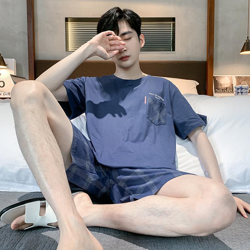 2 Pieces Set Cotton Men s Pajamas Set Summer Short Sleeves Sleeping Top Shorts Sleepwear Letter Home Clothes Hombre Pijamas 4XL for 90-110kg
2 Pieces Set Cotton Men s Pajamas Set Summer Short Sleeves Sleeping Top Shorts Sleepwear Letter Home Clothes Hombre Pijamas 4XL for 90-110kg