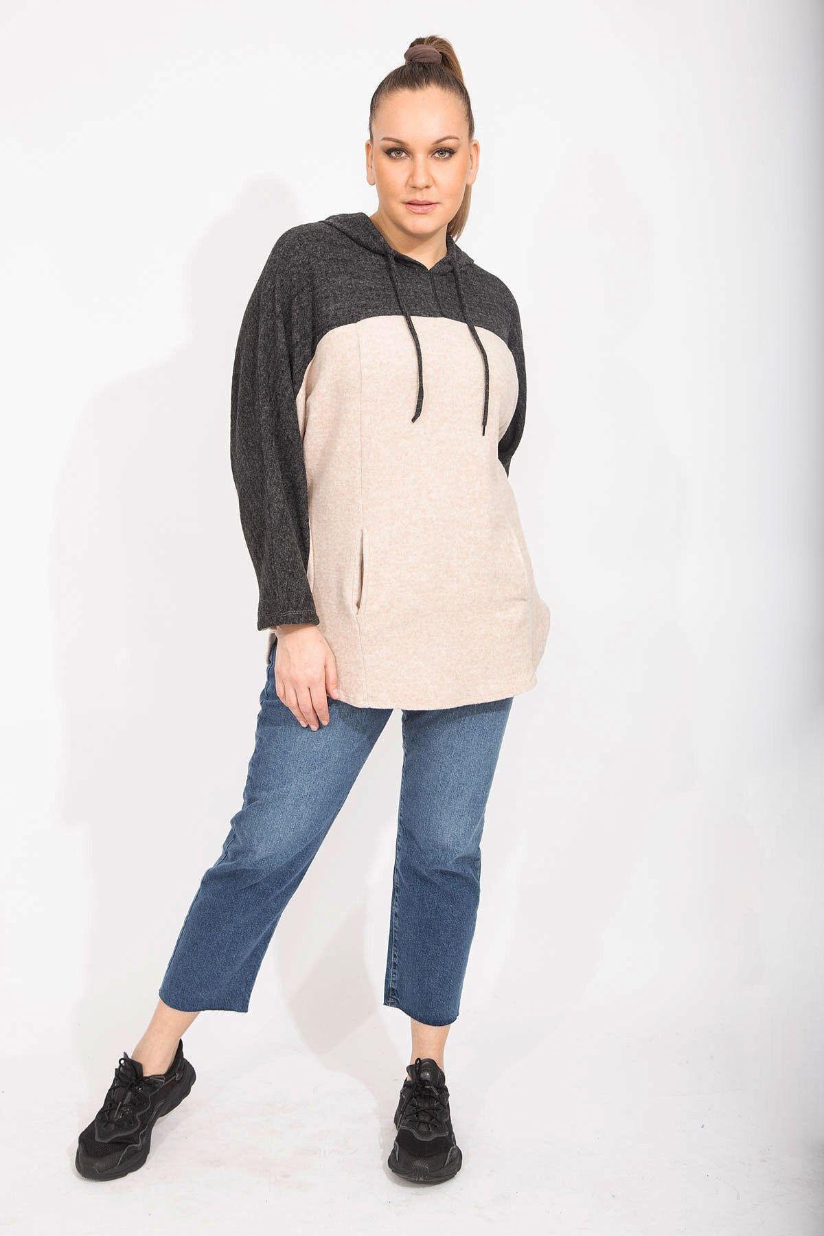 Women s Style Big Size Sweatshirt Plus Size Mink Comfortable Cut Soft Fabric Hooded Sweatshirt With Pockets 3XL
Women s Style Big Size Sweatshirt Plus Size Mink Comfortable Cut Soft Fabric Hooded Sweatshirt With Pockets 3XL