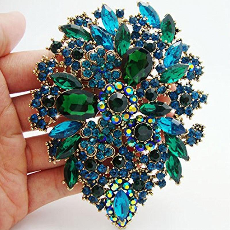 Luxury Full Crystal Exaggerated Broocch Badges For Women Men Elegant Rhinestone Waterdrop Pin Lady Clothing Coat Corsages
Luxury Full Crystal Exaggerated Broocch Badges For Women Men Elegant Rhinestone Waterdrop Pin Lady Clothing Coat Corsages
