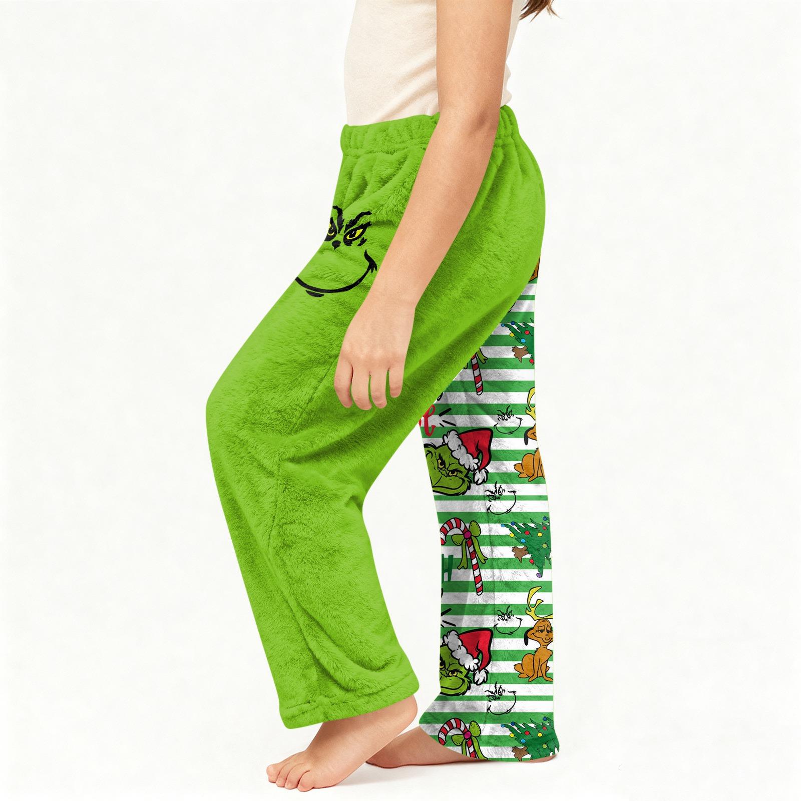 Kids Plush Lounge Pants Holiday Pajama Bottoms Soft Comfortable Sleepwear with Elastic Waistband and Festive Character Print for Boys and Girls 100
Kids Plush Lounge Pants Holiday Pajama Bottoms Soft Comfortable Sleepwear with Elastic Waistband and Festive Character Print for Boys and Girls 100