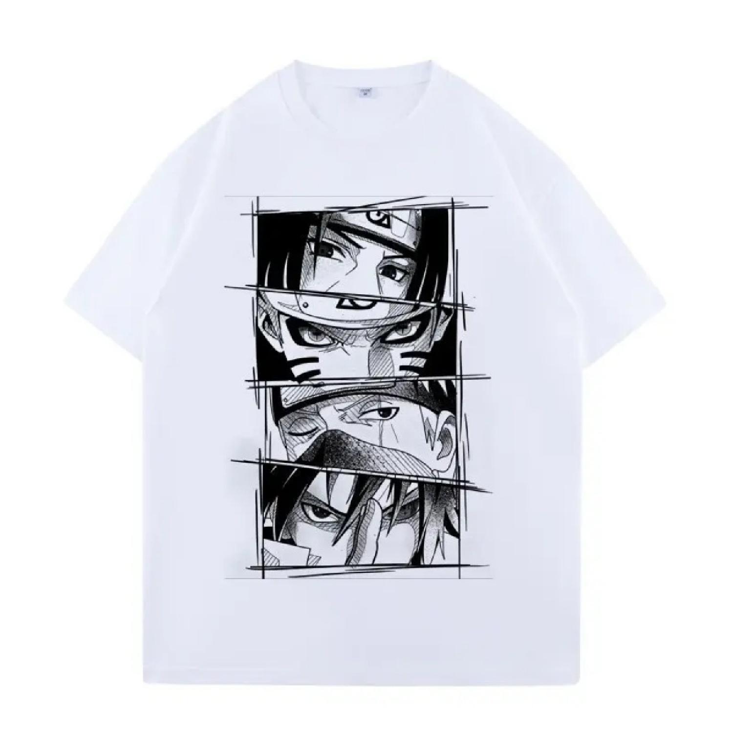 Naruto Joint T-shirt Anime Akatsu Organization Ferret Sasuke Kakashi Men Pure Cotton Loose Short Sleeves XXXXXL білий
Naruto Joint T-shirt Anime Akatsu Organization Ferret Sasuke Kakashi Men Pure Cotton Loose Short Sleeves XXXXXL білий