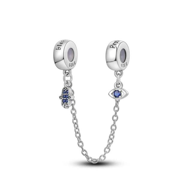 Новая защитная цепочка из стерлингового серебра 925 пробы, подвески, бусины, подходят для нового браслета, фиксирующий зажим, ювелирные изделия в форме сердца для женщин, подарок
Новая защитная цепочка из стерлингового серебра 925 пробы, подвески, бусины, подходят для нового браслета, фиксирующий зажим, ювелирные изделия в форме сердца для женщин, подарок