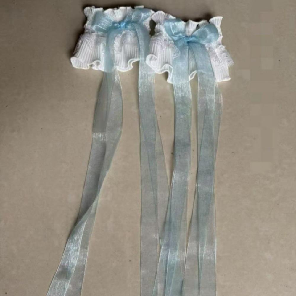 Costume Accessory Lace Lolita Arm Sleeve Elastic Versatile Ribbon Arm Cuffs Bow Knot Detachable Wrist Cuffs Wedding
Costume Accessory Lace Lolita Arm Sleeve Elastic Versatile Ribbon Arm Cuffs Bow Knot Detachable Wrist Cuffs Wedding