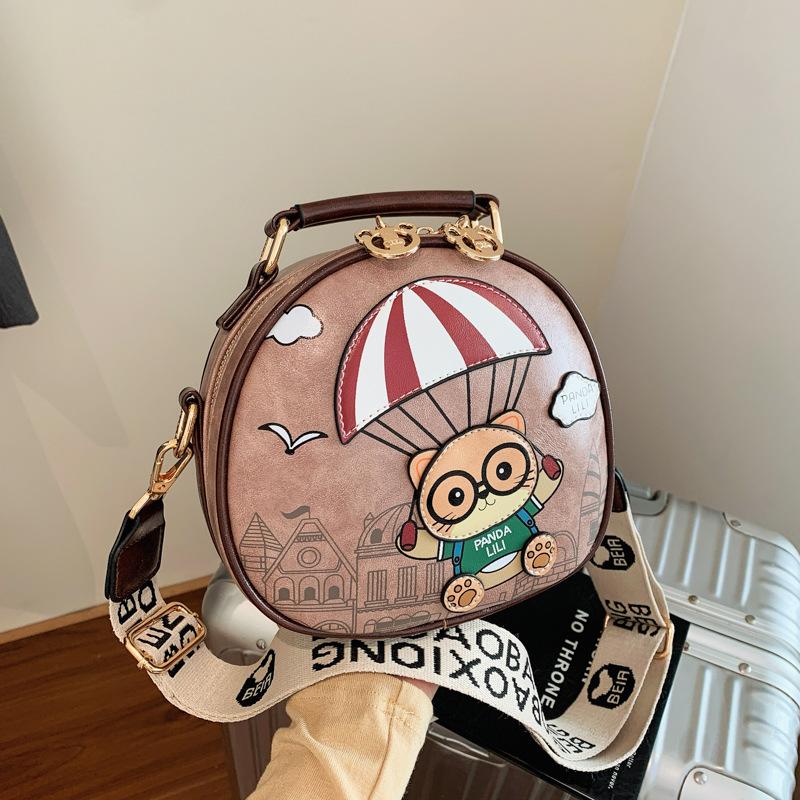 Cute Cat Small Round Bag, Fashionable Wide Shoulder Strap Women s Bag, Large Capacity Single Shoulder Crossbody Bag рожевий
Cute Cat Small Round Bag, Fashionable Wide Shoulder Strap Women s Bag, Large Capacity Single Shoulder Crossbody Bag рожевий