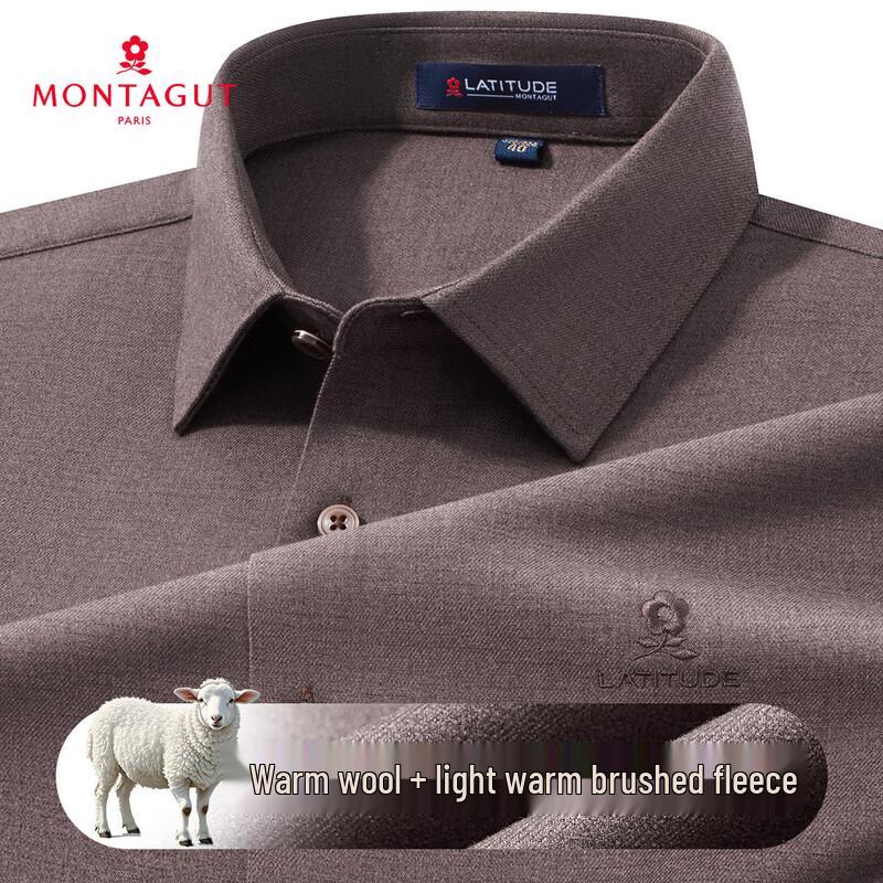 Montagut Men s Merino Wool Blend Plaid Long Sleeve Shirt 41
Montagut Men s Merino Wool Blend Plaid Long Sleeve Shirt 41
