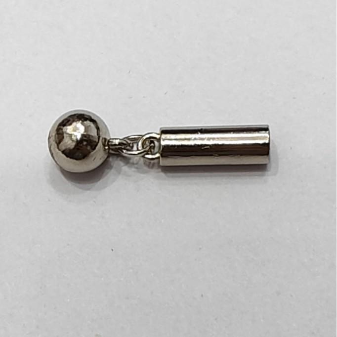 White Bright Ball Adhesive Rope End with Hook (0.95CM) for Hoodies, Sportswear, and Hats
White Bright Ball Adhesive Rope End with Hook (0.95CM) for Hoodies, Sportswear, and Hats