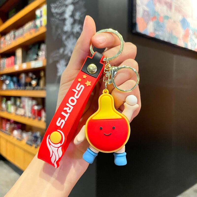 Table Tennis PVC Figurine Keychain Set
Table Tennis PVC Figurine Keychain Set
