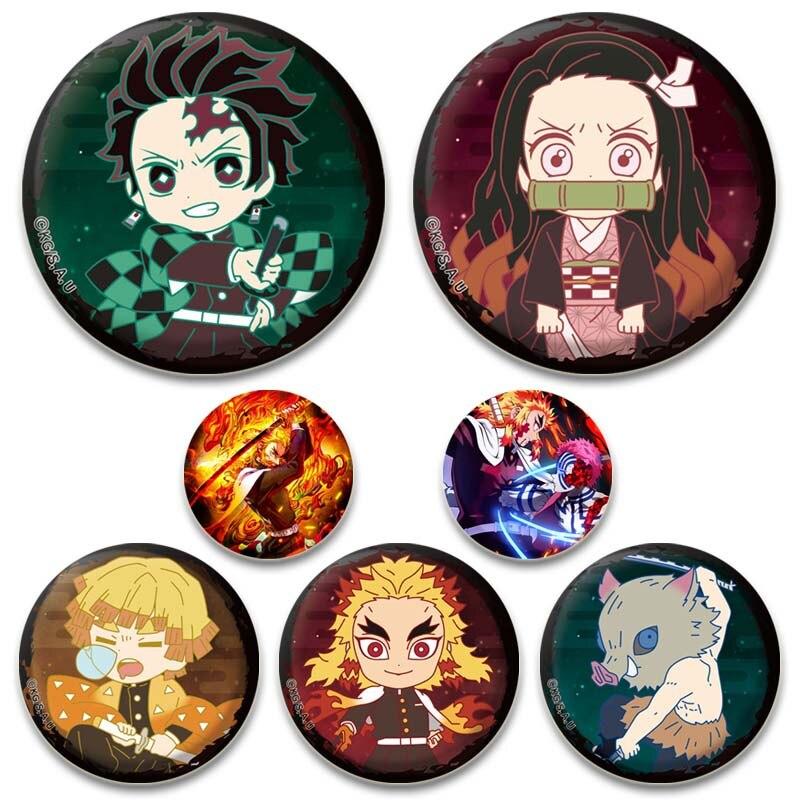 58 мм милые Kimetsu No Yaiba Demon Slayer аниме булавки на лацкан Kawaii манга значки рюкзак рубашка броши подарок модные ювелирные аксессуары
58 мм милые Kimetsu No Yaiba Demon Slayer аниме булавки на лацкан Kawaii манга значки рюкзак рубашка броши подарок модные ювелирные аксессуары