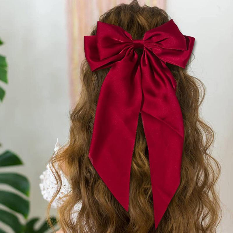 Solid Color Large Bowknot Hair Clip for Women Barrettes Ponytail Holder Girls Hair Accessories Bow Ribbon Headband Gift червоний
Solid Color Large Bowknot Hair Clip for Women Barrettes Ponytail Holder Girls Hair Accessories Bow Ribbon Headband Gift червоний