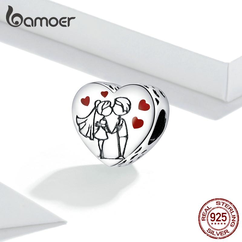 BAMOER уникальный дизайн, подвеска из стерлингового серебра 925 пробы Sweet Time, подвеска в форме сердца, подходит для оригинального браслета, ювелирное изделие для пары, подарок 925 silver
BAMOER уникальный дизайн, подвеска из стерлингового серебра 925 пробы Sweet Time, подвеска в форме сердца, подходит для оригинального браслета, ювелирное изделие для пары, подарок 925 silver
