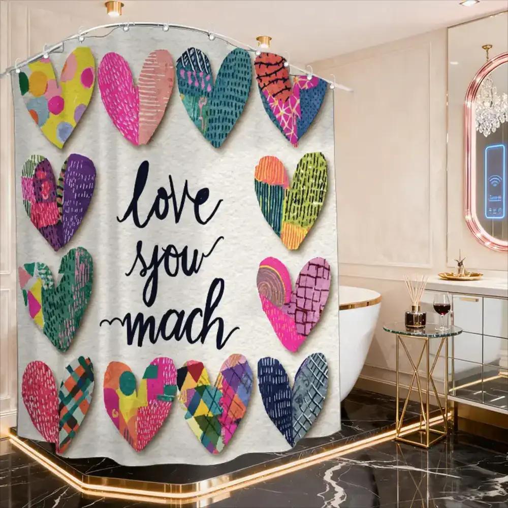 1pc Bathroom Shower Curtain, Charity Love Market, Love Festival Shower Curtain, Includes 12 Hooks, 180*180cm Bathroom Curtain 90x180cm
1pc Bathroom Shower Curtain, Charity Love Market, Love Festival Shower Curtain, Includes 12 Hooks, 180*180cm Bathroom Curtain 90x180cm