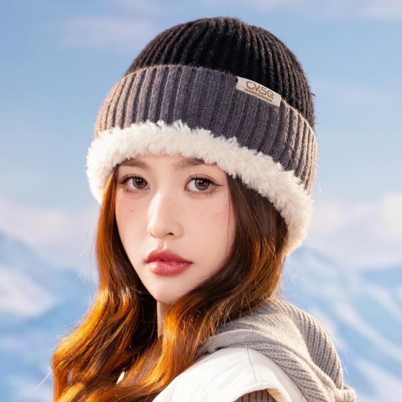 Новая модная шапка женская осенне-зимняя, плюшевая шапка из шерсти с цветными блоками, холодостойкая и теплая, плюшевая утолщенная вязаная шапка One size темно-серого
Новая модная шапка женская осенне-зимняя, плюшевая шапка из шерсти с цветными блоками, холодостойкая и теплая, плюшевая утолщенная вязаная шапка One size темно-серого