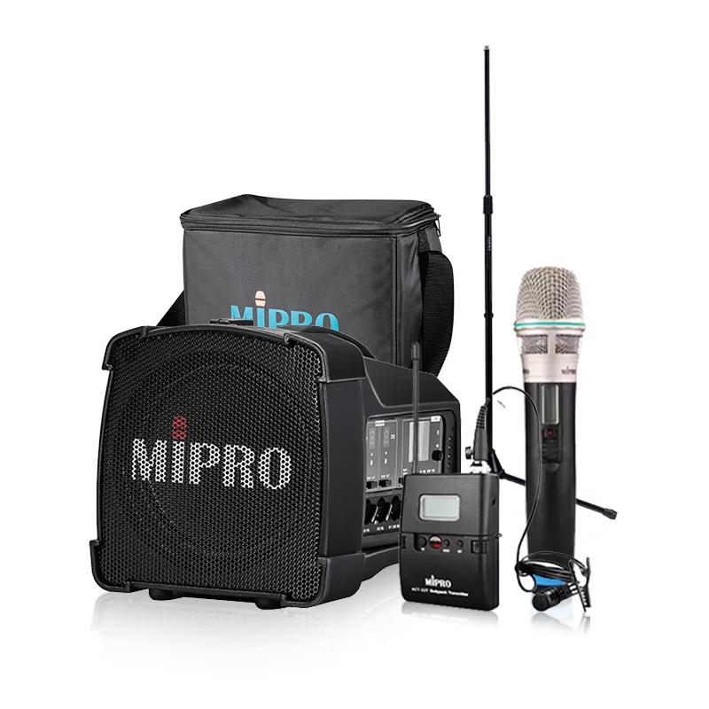 MIPRO MA-100DBII Portable PA System with Handheld & Lapel Mics CN plug (adapter included)
MIPRO MA-100DBII Portable PA System with Handheld & Lapel Mics CN plug (adapter included)