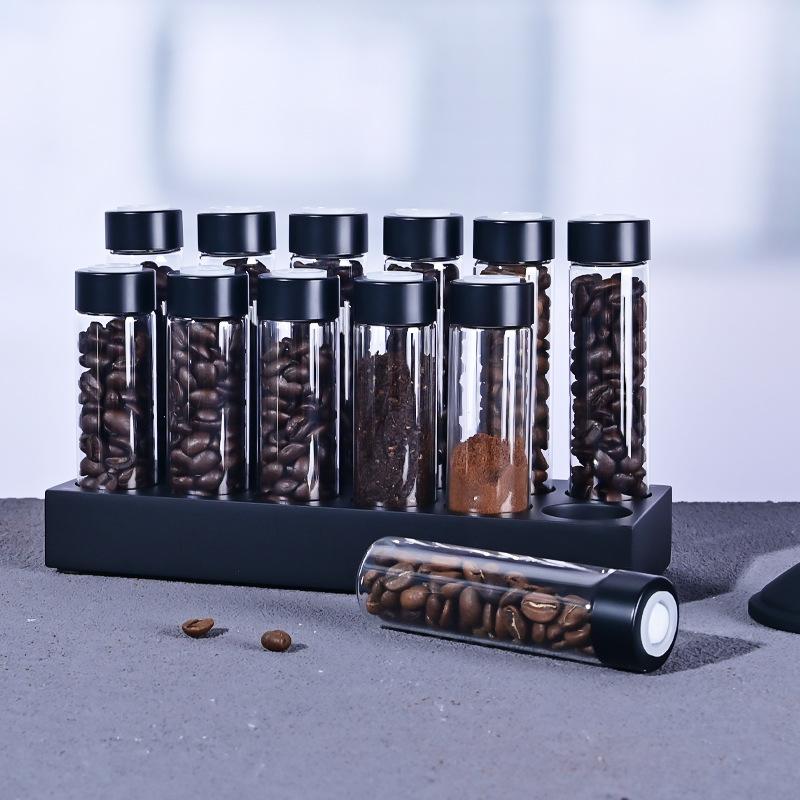 Coffee Beans Storage Display Rack,Walnut Wood&Glass Tubes Sealed Container Set,Espresso Accessories for Home/Cafe/Gifts чёрный
Coffee Beans Storage Display Rack,Walnut Wood&Glass Tubes Sealed Container Set,Espresso Accessories for Home/Cafe/Gifts чёрный