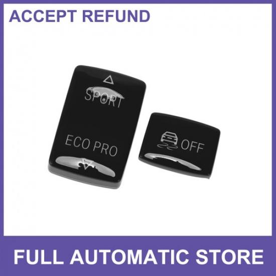 Central Control SPORT ECOPRO OFF Button Cover for BMW 1 2 3 4 Series Black 2Pcs
Central Control SPORT ECOPRO OFF Button Cover for BMW 1 2 3 4 Series Black 2Pcs