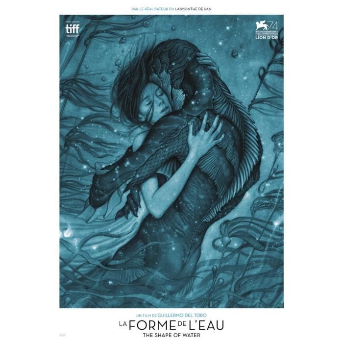 LA FORME DE L EAU Affiche Cinéma Originale Roulée Petit format 53x40cm Guillermo del Toro
LA FORME DE L EAU Affiche Cinéma Originale Roulée Petit format 53x40cm Guillermo del Toro