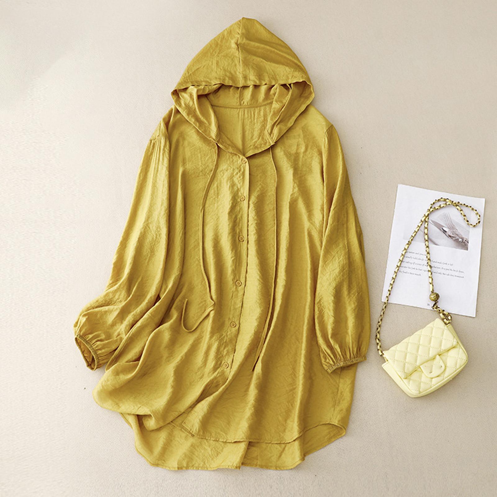 Women s Lightweight Hooded Sun Protection Jacket Long Sleeve Zip Up Cardigan Loose Fit Outerwear for Outdoor Activities L жовтий
Women s Lightweight Hooded Sun Protection Jacket Long Sleeve Zip Up Cardigan Loose Fit Outerwear for Outdoor Activities L жовтий