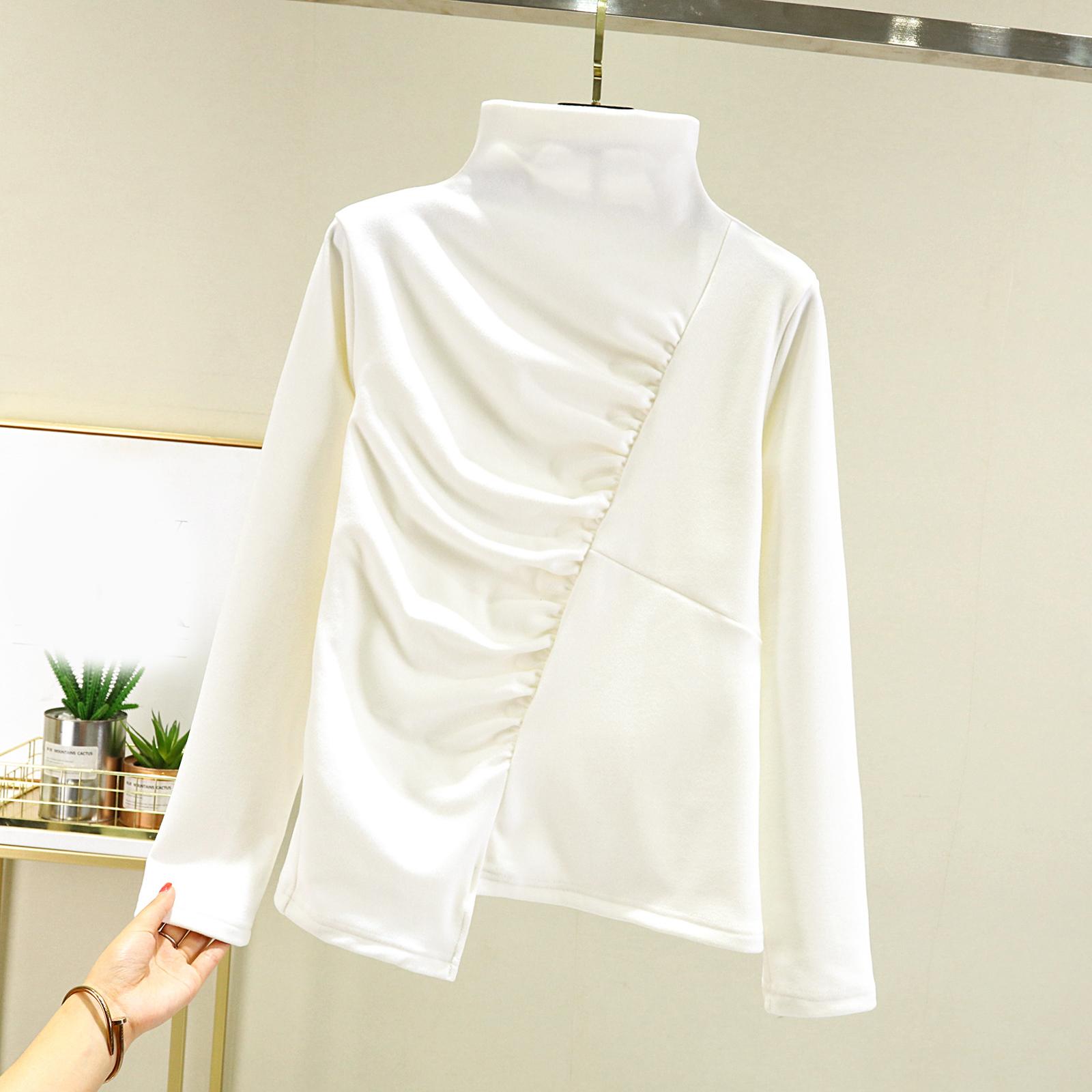 Женское свободное удобное повседневное модное и теплое нижнее белье с бесшовным полувысоким воротником и топом с длинными рукавами из толстого велюра XL
Женское свободное удобное повседневное модное и теплое нижнее белье с бесшовным полувысоким воротником и топом с длинными рукавами из толстого велюра XL