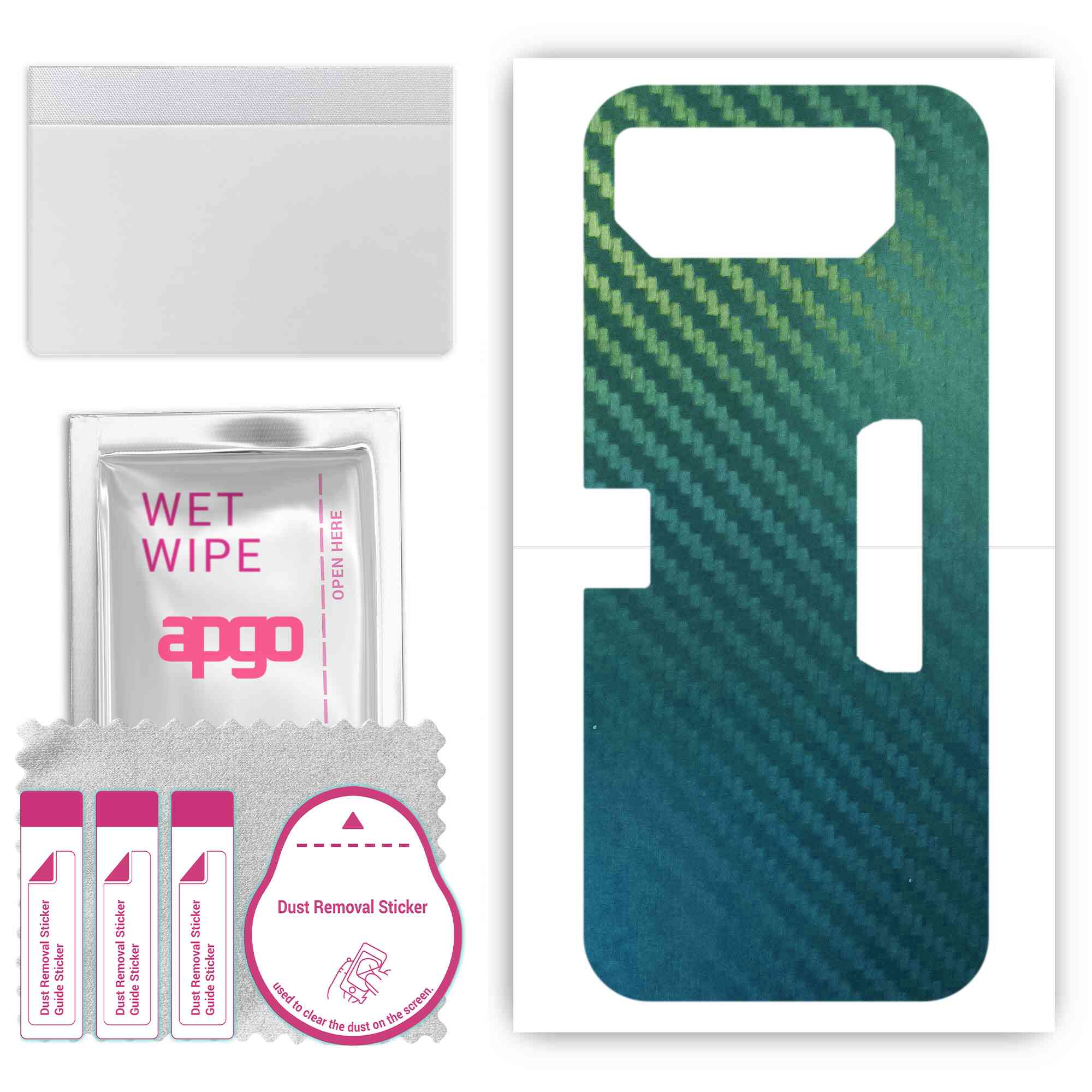 apgo Protective Skin Sticker for the back compatible with Asus Rog Phone 6D Ultimate, Wrap Film, Foil, Vinyl - Pattern Carbon Chameleon CAKA1
apgo Protective Skin Sticker for the back compatible with Asus Rog Phone 6D Ultimate, Wrap Film, Foil, Vinyl - Pattern Carbon Chameleon CAKA1