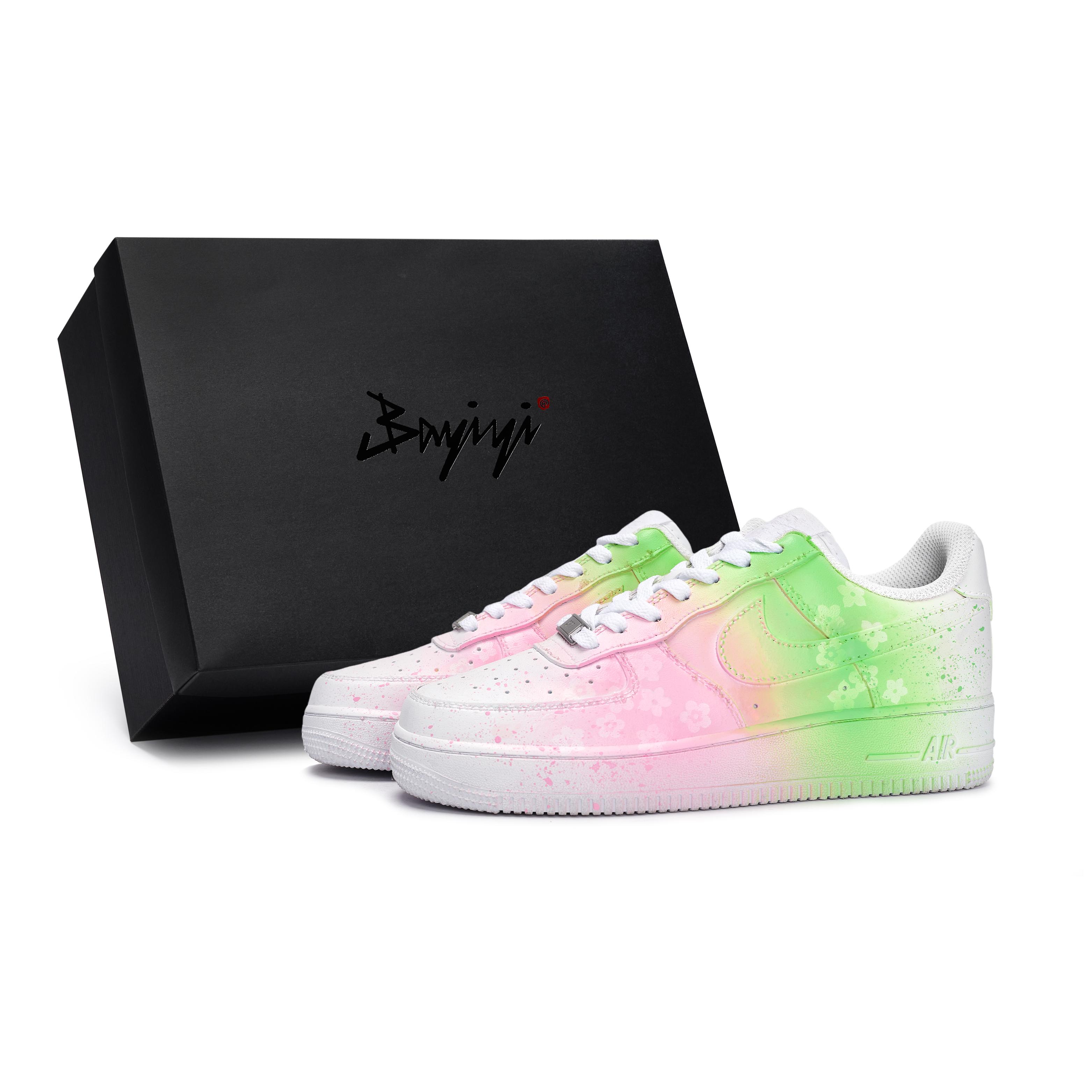 Nike Air Force 1 Slip Resistant Abrasion Resistant Low top Skateboard Shoes Unisex White Pink Green CW2288-111(Team80-S-BOX) 38
Nike Air Force 1 Slip Resistant Abrasion Resistant Low top Skateboard Shoes Unisex White Pink Green CW2288-111(Team80-S-BOX) 38