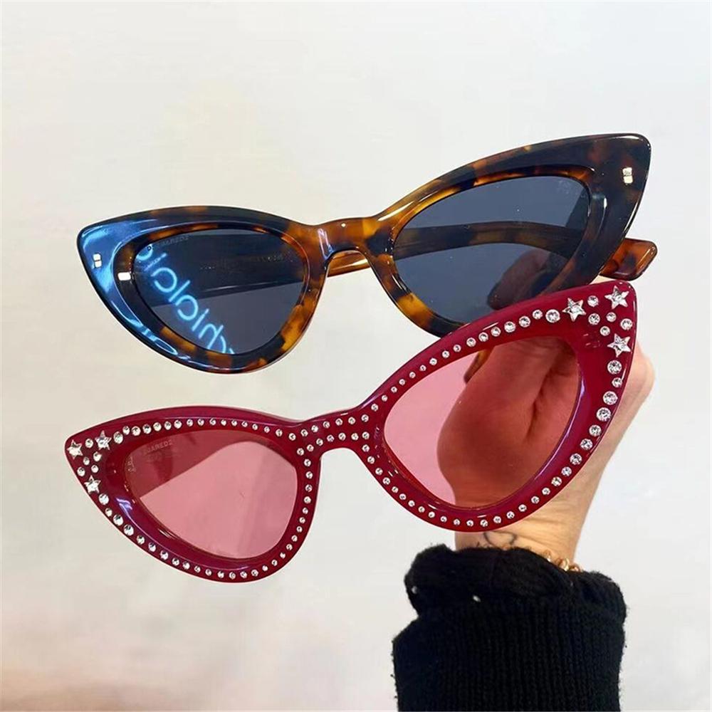 Stars Diamond Decor Cat Eye Sunglasses for Women Sun Glasses Rhinestone Bling Shades Y2K Cycling Driving Eyewear
Stars Diamond Decor Cat Eye Sunglasses for Women Sun Glasses Rhinestone Bling Shades Y2K Cycling Driving Eyewear