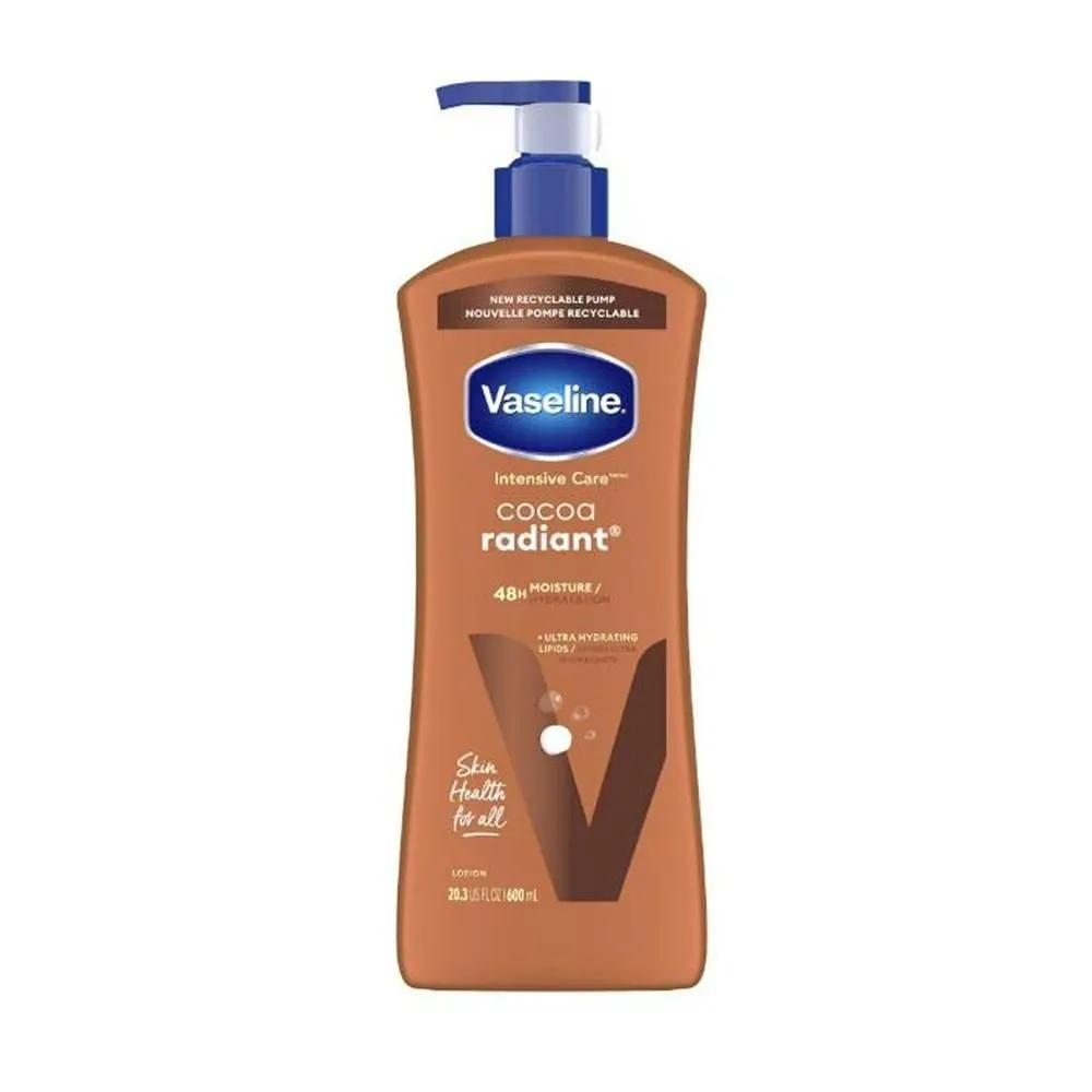 Vaseline Body Lotion 600ml 1 Pack Cocoa Radiant Vaseline Cocoa Radiant Body Lotion with 48H Moisture
Vaseline Body Lotion 600ml 1 Pack Cocoa Radiant Vaseline Cocoa Radiant Body Lotion with 48H Moisture