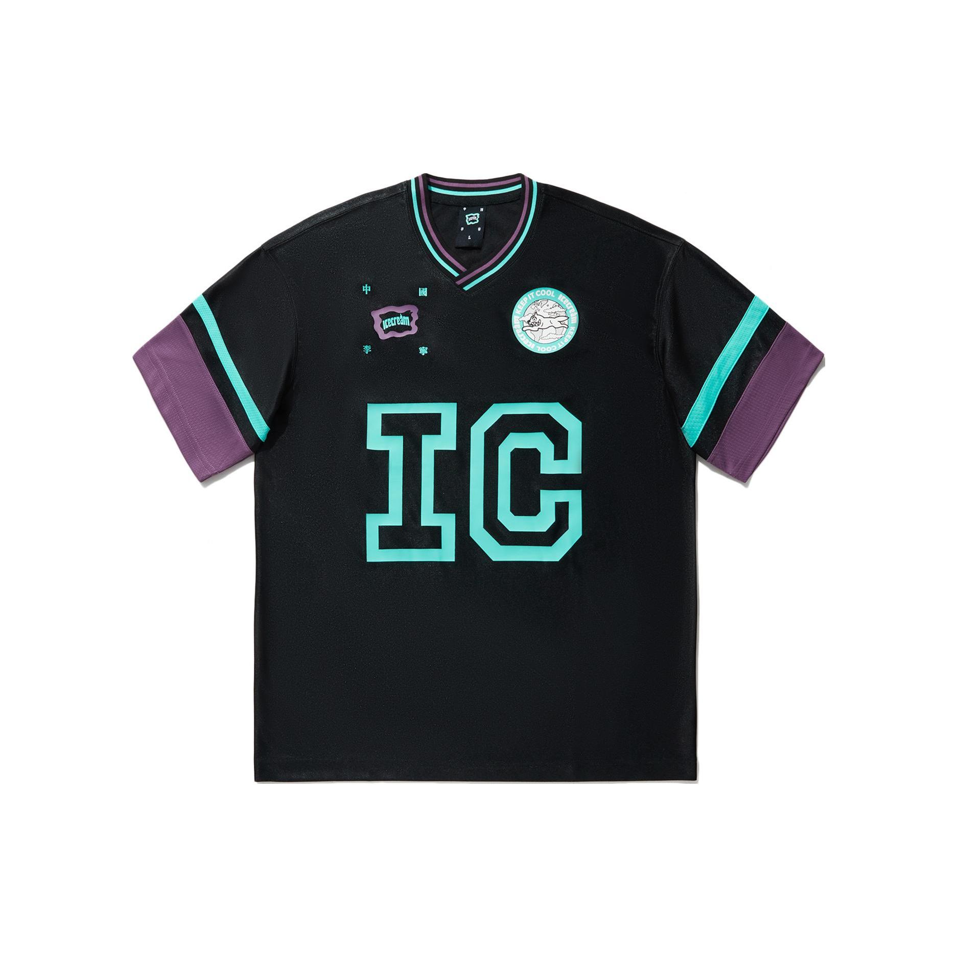 Li Ning X Icecream Collaboration Skateboard Series Logo Print Loose V-Neck Short Sleeve T-Shirt Men Tops Black ATSU789-2 M
Li Ning X Icecream Collaboration Skateboard Series Logo Print Loose V-Neck Short Sleeve T-Shirt Men Tops Black ATSU789-2 M