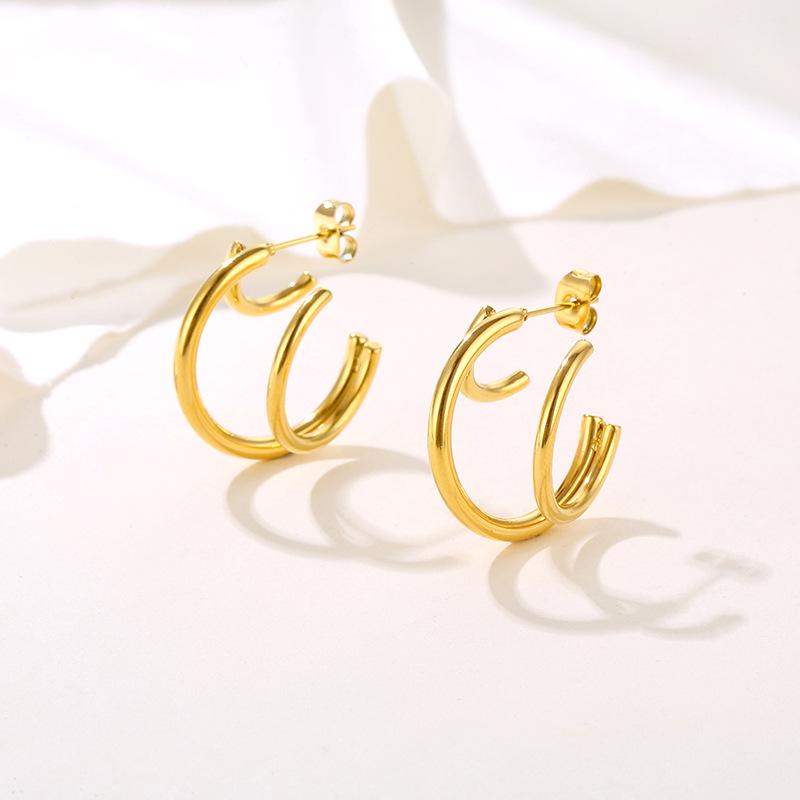 Minimalist Geometric Stud Earrings: Modern Light Luxury Stainless Steel Design for Women 18K золотой
Minimalist Geometric Stud Earrings: Modern Light Luxury Stainless Steel Design for Women 18K золотой