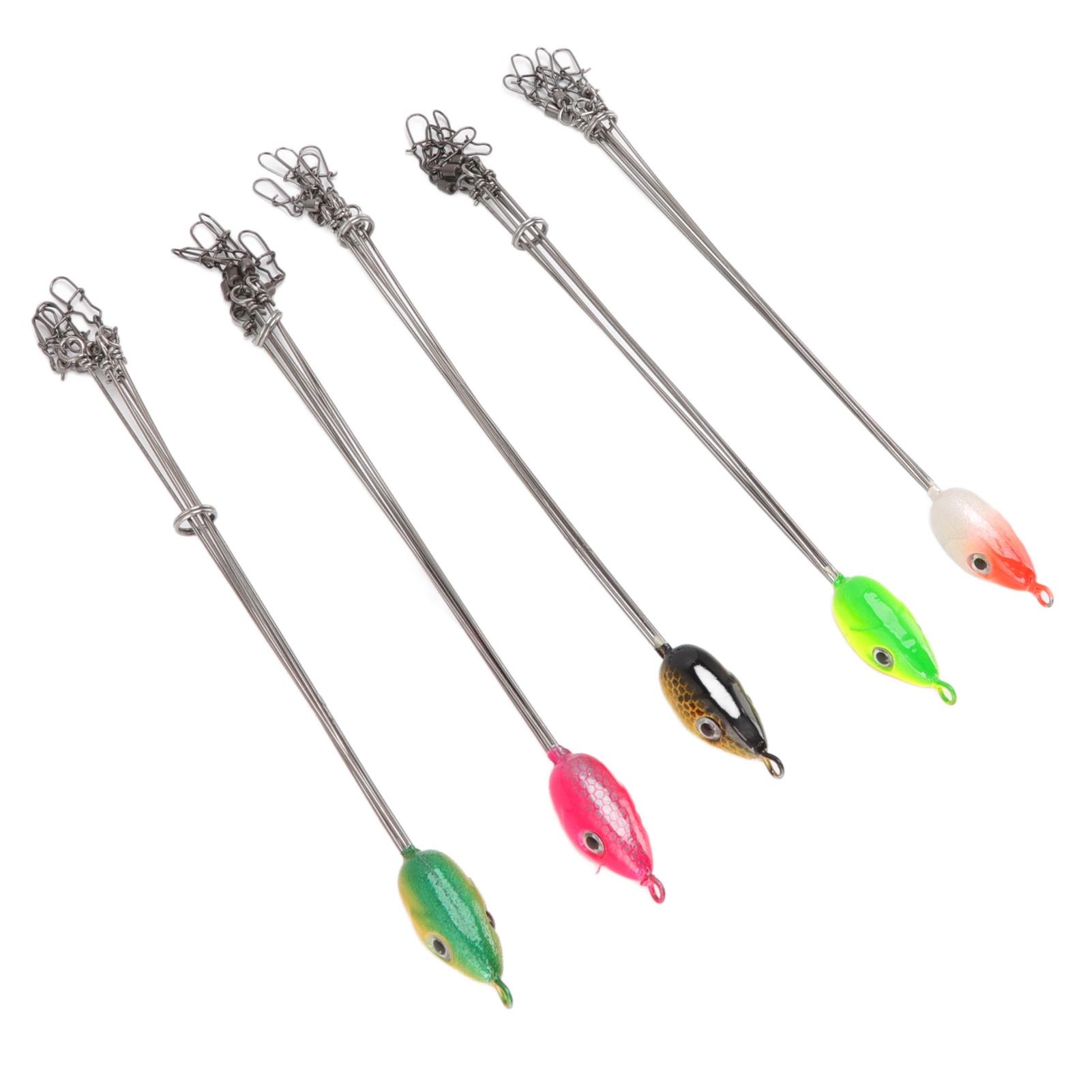 5PCS Fishing Rigs Lure 18CM Steel 5 Arms Fishing Umbrella Bait for Fishing Tackle Accessory
5PCS Fishing Rigs Lure 18CM Steel 5 Arms Fishing Umbrella Bait for Fishing Tackle Accessory