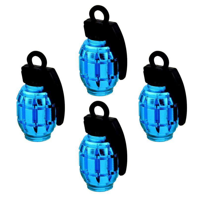 4pcs Universal Wheel Tyre Valve Caps Aluminum Grenade Bomb Shape Bicycle Tire Air Valve Cover for небо синє кольору
4pcs Universal Wheel Tyre Valve Caps Aluminum Grenade Bomb Shape Bicycle Tire Air Valve Cover for небо синє кольору