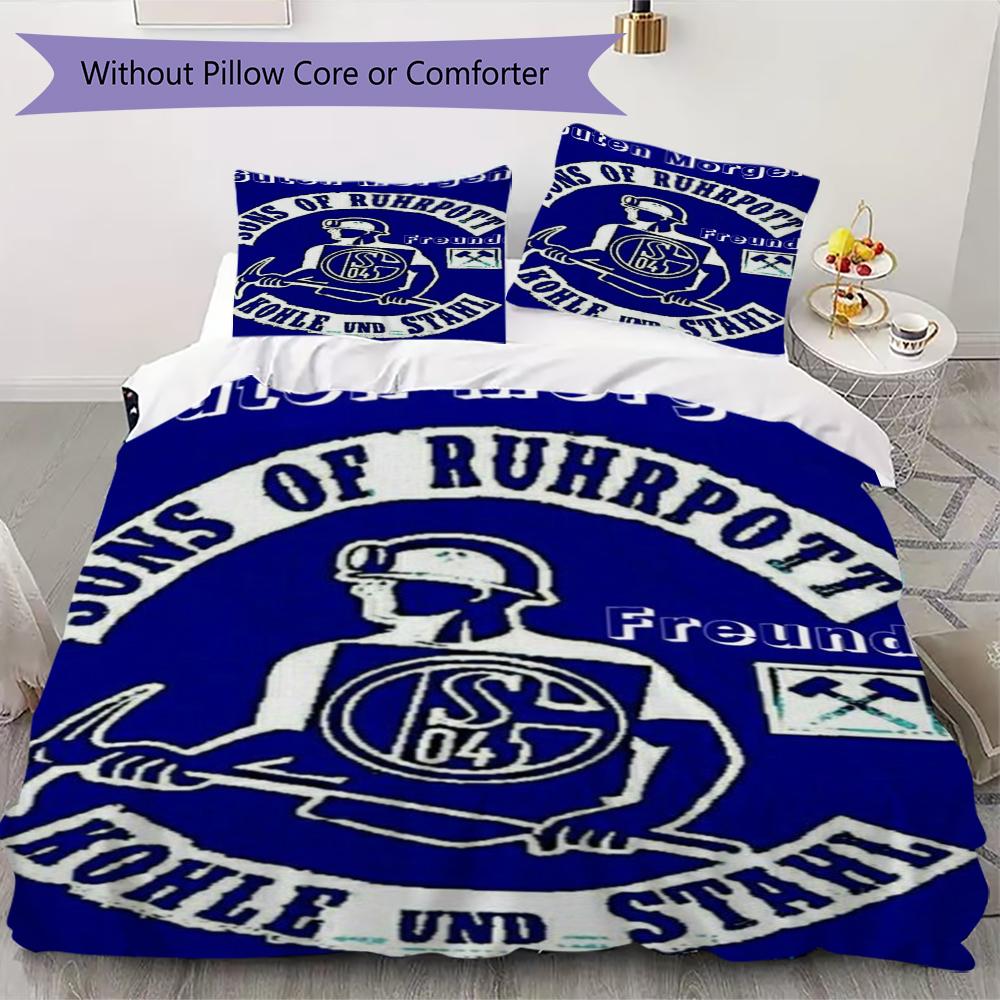 FC Schalke 04 Pattern Bedding uilt Set uilt Cover Pillowcase Home Decoration Birthday Gift (1 * duvet cover + 2 * pillowcase without core)49 135x200cm
FC Schalke 04 Pattern Bedding uilt Set uilt Cover Pillowcase Home Decoration Birthday Gift (1 * duvet cover + 2 * pillowcase without core)49 135x200cm