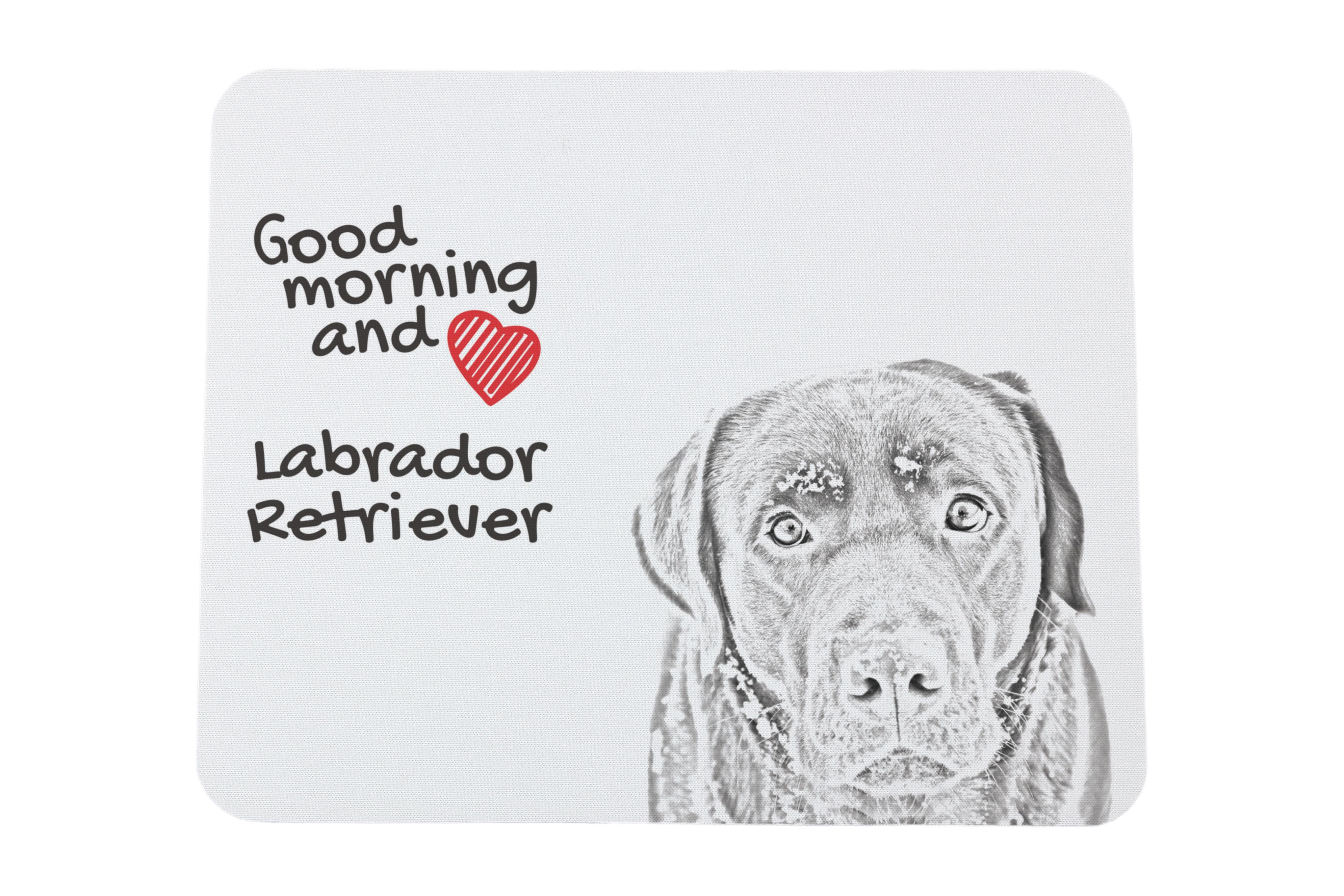 Labrador Retriever - mouse pad with print, personalized dog-themed mouse pad, unique gadget for an office worker by Art-Dog brand білий
Labrador Retriever - mouse pad with print, personalized dog-themed mouse pad, unique gadget for an office worker by Art-Dog brand білий