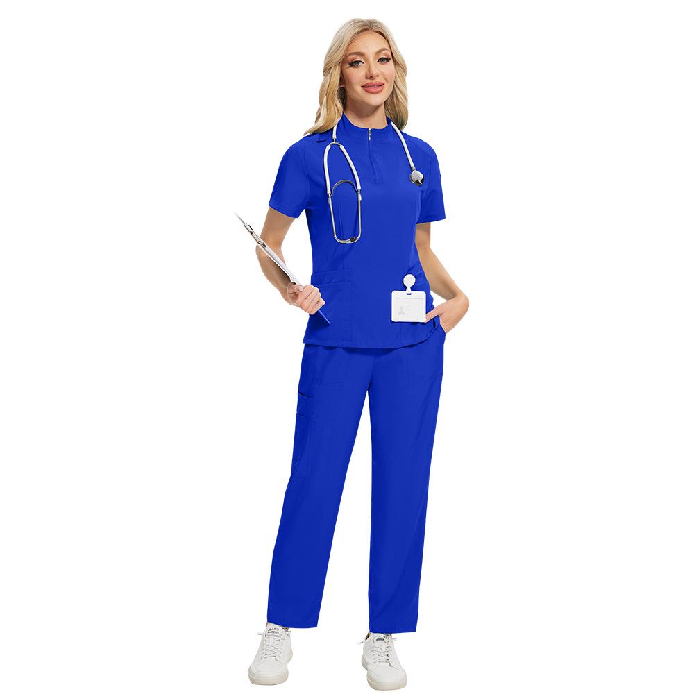 Unisex Quick-Drying Beauty Salon Workwear Set with Stand Collar Extra Large
Unisex Quick-Drying Beauty Salon Workwear Set with Stand Collar Extra Large