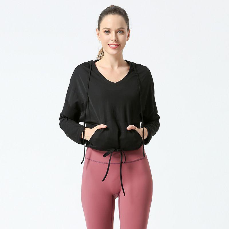 Loose-Fit Long-Sleeve Sunscreen Overclothes Yoga Jacket with Pockets $Black XL
Loose-Fit Long-Sleeve Sunscreen Overclothes Yoga Jacket with Pockets $Black XL