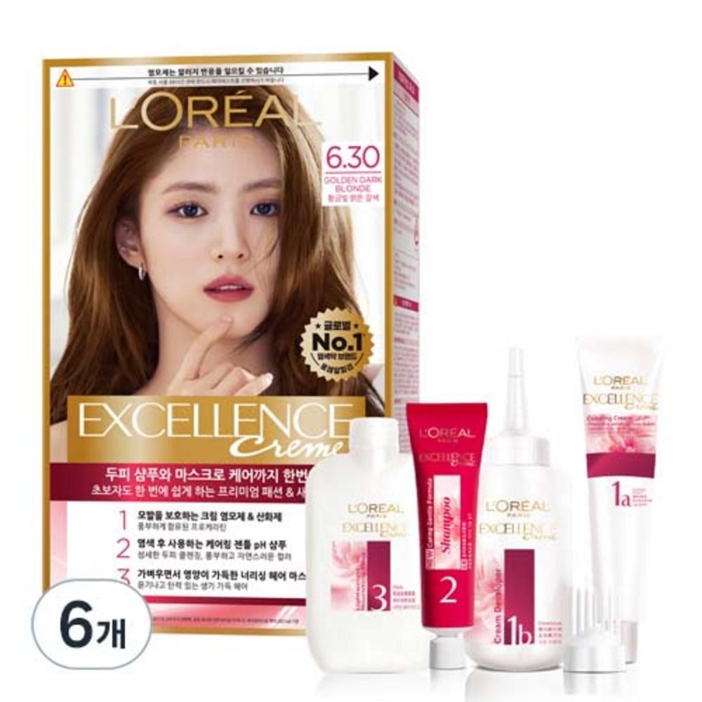 Крем-краска для волос L Oreal Paris Excellence, нет. 6.30 Золотисто-коричневый, 6 шт.
Крем-краска для волос L Oreal Paris Excellence, нет. 6.30 Золотисто-коричневый, 6 шт.