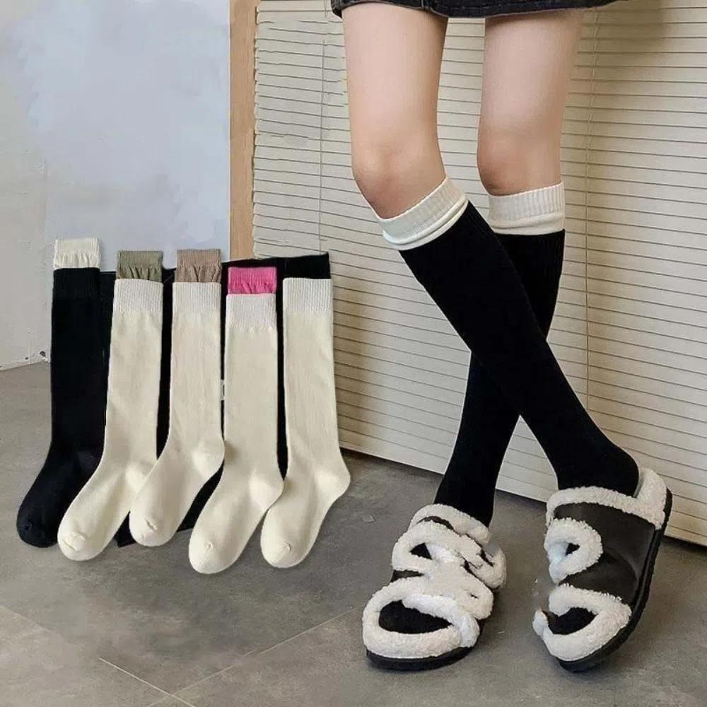 JK High Tube Socks Double Ribbed Girl Golf Socks Fashion Long Tube Stockings Girl 
JK High Tube Socks Double Ribbed Girl Golf Socks Fashion Long Tube Stockings Girl