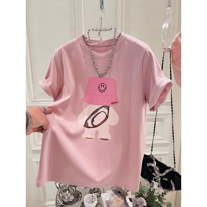 Летняя забавная футболка с мультяшным принтом для женщин, одежда высокого качества, 200 г, 100% хлопок, футболка, футболка Harajuku большого размера, топы Y2k для молодых девушек, уличная одежда 3XL розовый
Летняя забавная футболка с мультяшным принтом для женщин, одежда высокого качества, 200 г, 100% хлопок, футболка, футболка Harajuku большого размера, топы Y2k для молодых девушек, уличная одежда 3XL розовый
