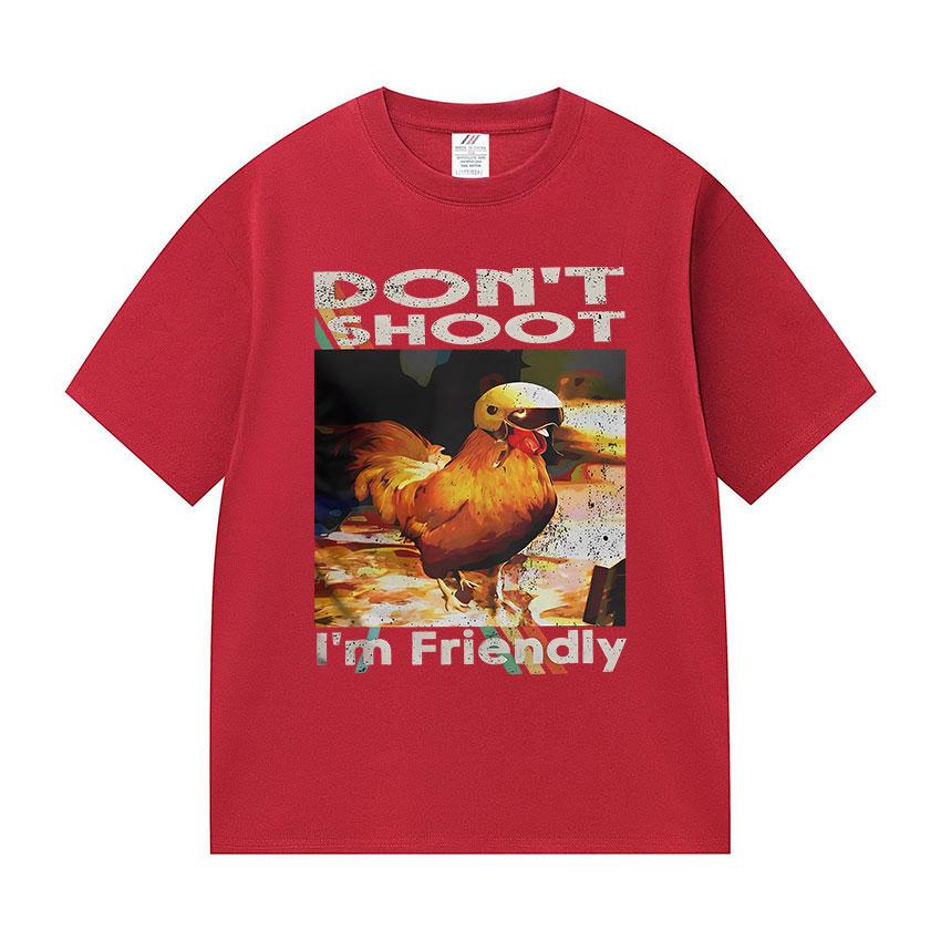 Gamer ARC Raiders Dont Shoot I M Friendly Chicken Funny Graphic TShirt Unisex Women Vintage Fashion Oversized 100 Cotton T Shirt S
Gamer ARC Raiders Dont Shoot I M Friendly Chicken Funny Graphic TShirt Unisex Women Vintage Fashion Oversized 100 Cotton T Shirt S