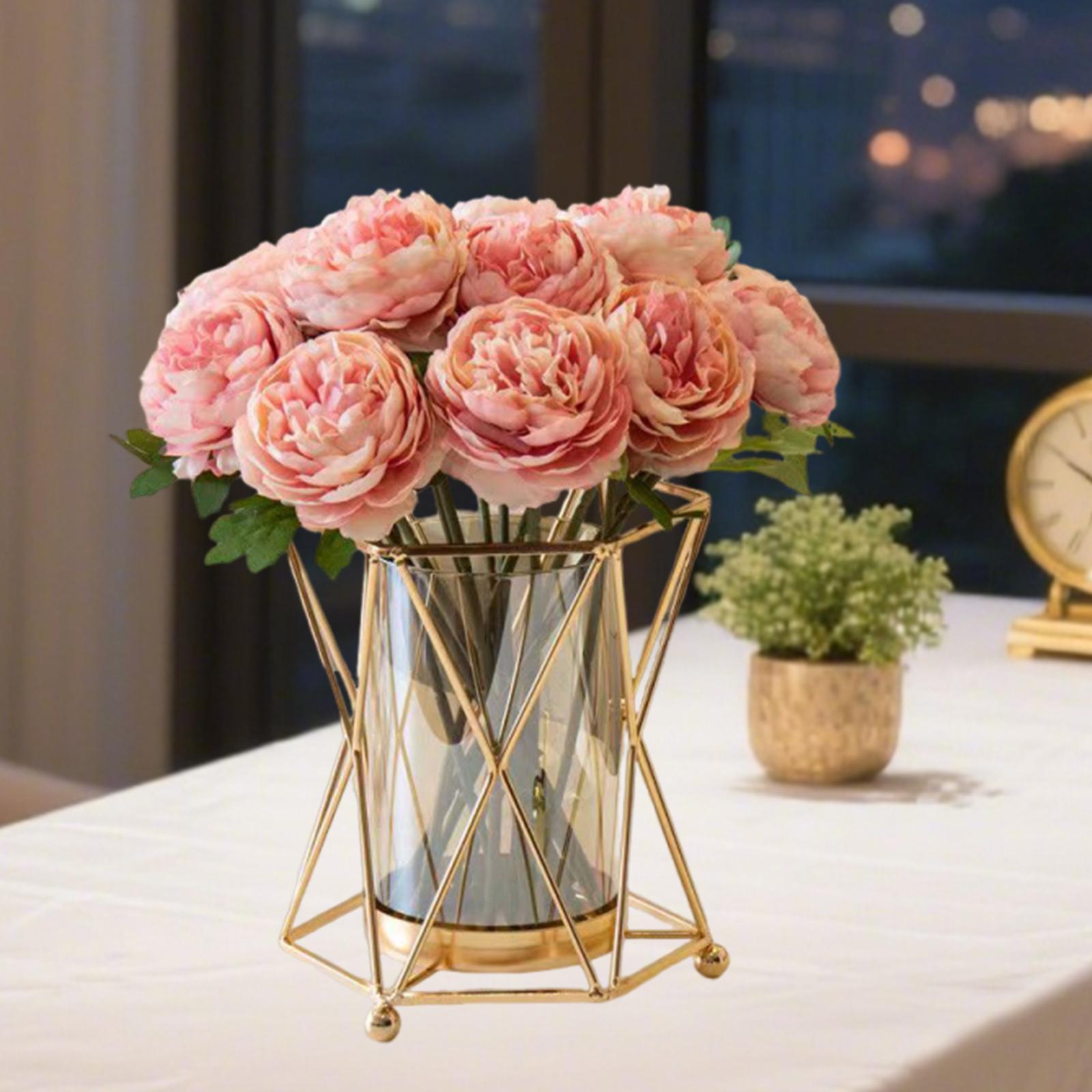 Glass Vase,Plant Container,Table Centerpiece,Modern Decorative Vase Flower Arrangement for Bridal Shower Wedding Dining Table
Glass Vase,Plant Container,Table Centerpiece,Modern Decorative Vase Flower Arrangement for Bridal Shower Wedding Dining Table