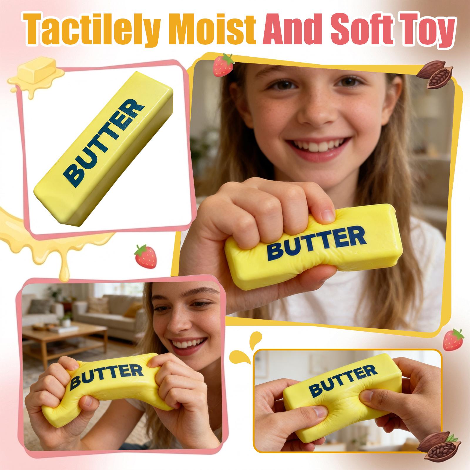 Slow-Acting, Sticky, Fragrant, Realistic Butter-Shaped Stress-Relief Toy With Slow Effect; Tactilely Moist And Soft; Ideal As A Gift Item. One Size чорний
Slow-Acting, Sticky, Fragrant, Realistic Butter-Shaped Stress-Relief Toy With Slow Effect; Tactilely Moist And Soft; Ideal As A Gift Item. One Size чорний