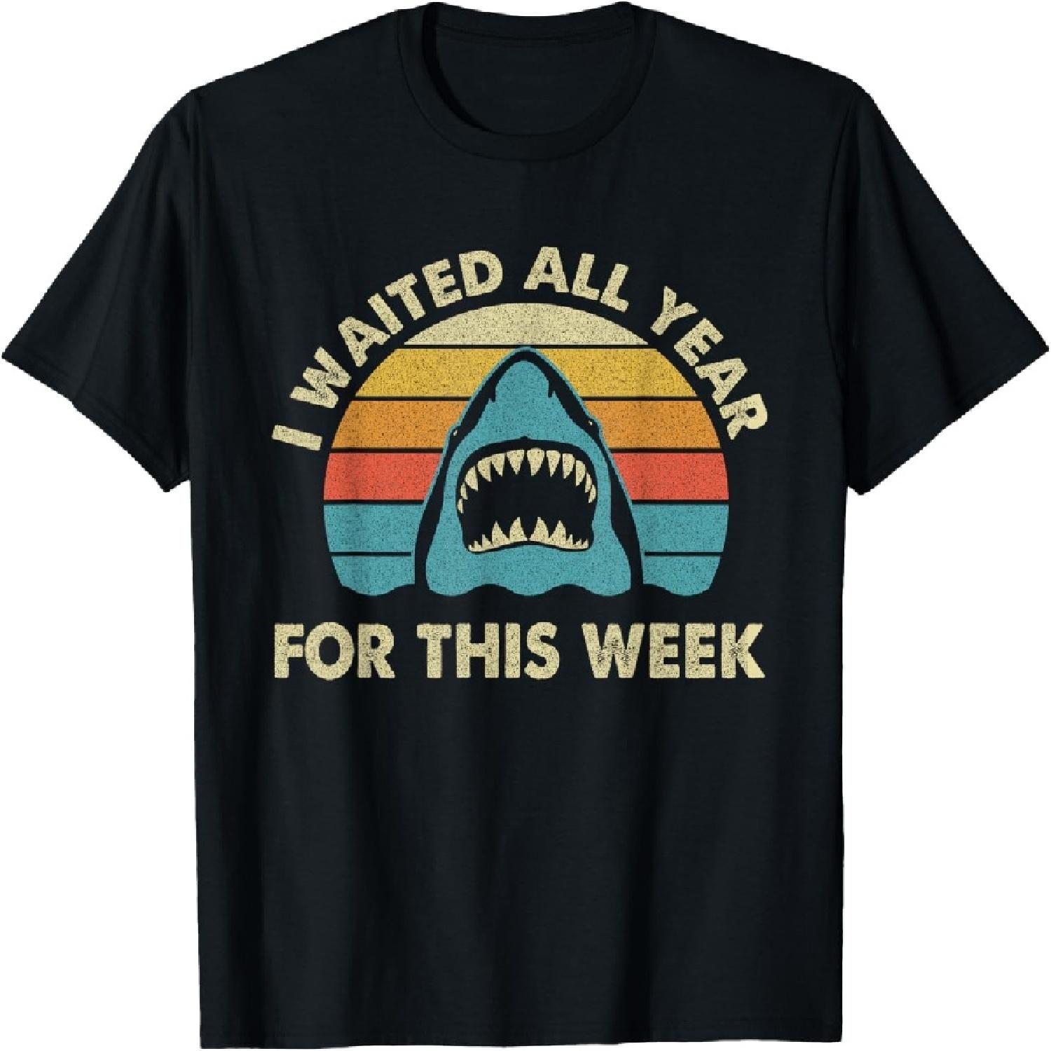I Waited All Year For This Week - Shark Lover Ocean Wildlife T-Shirt XXXXXL різнокольоровий
I Waited All Year For This Week - Shark Lover Ocean Wildlife T-Shirt XXXXXL різнокольоровий