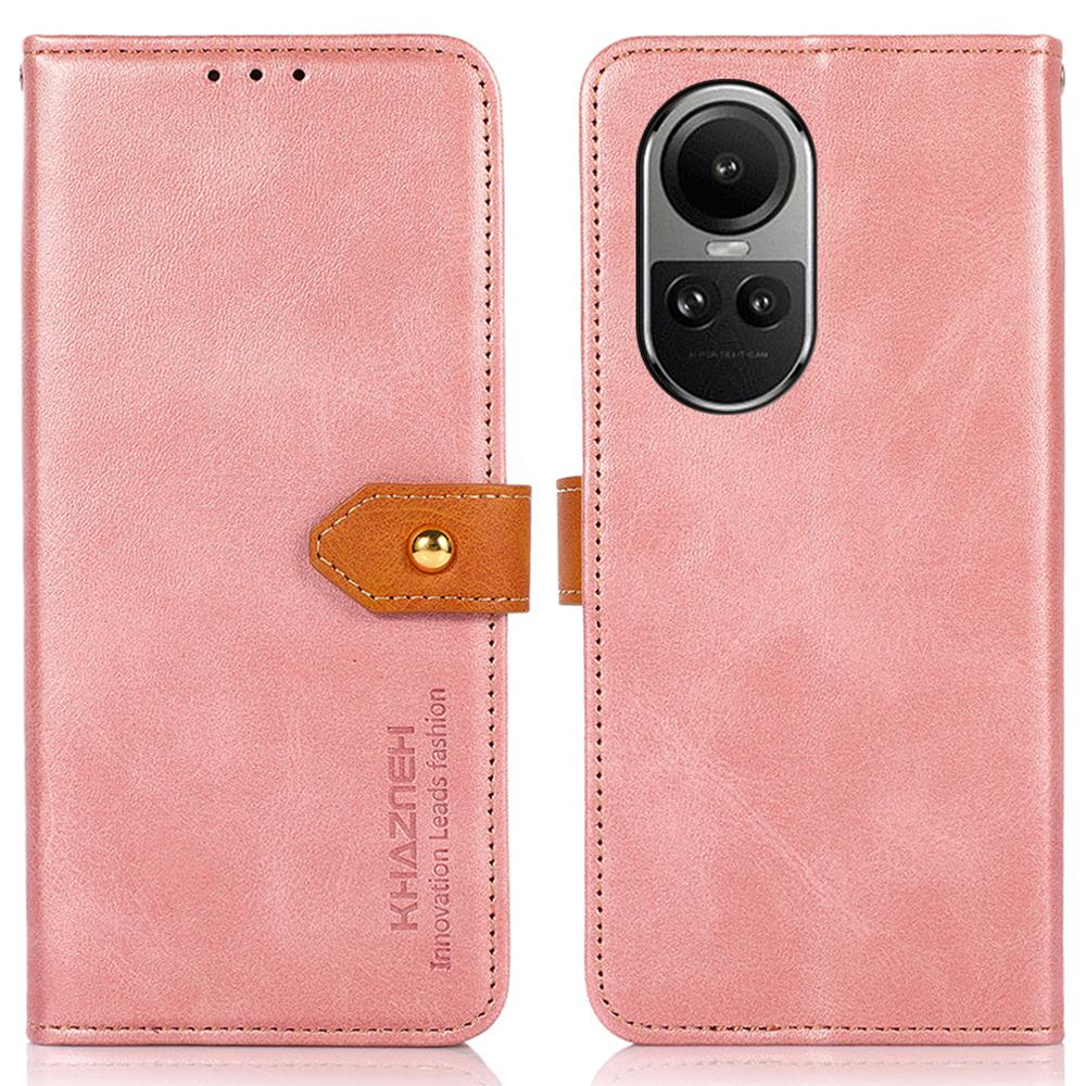 KHAZNEH For Oppo Reno10 Pro 5G (Global)/Reno10 5G (Global) Cowhide Texture Stand Phone Cover Wallet PU Leather Case Rose Gold
KHAZNEH For Oppo Reno10 Pro 5G (Global)/Reno10 5G (Global) Cowhide Texture Stand Phone Cover Wallet PU Leather Case Rose Gold