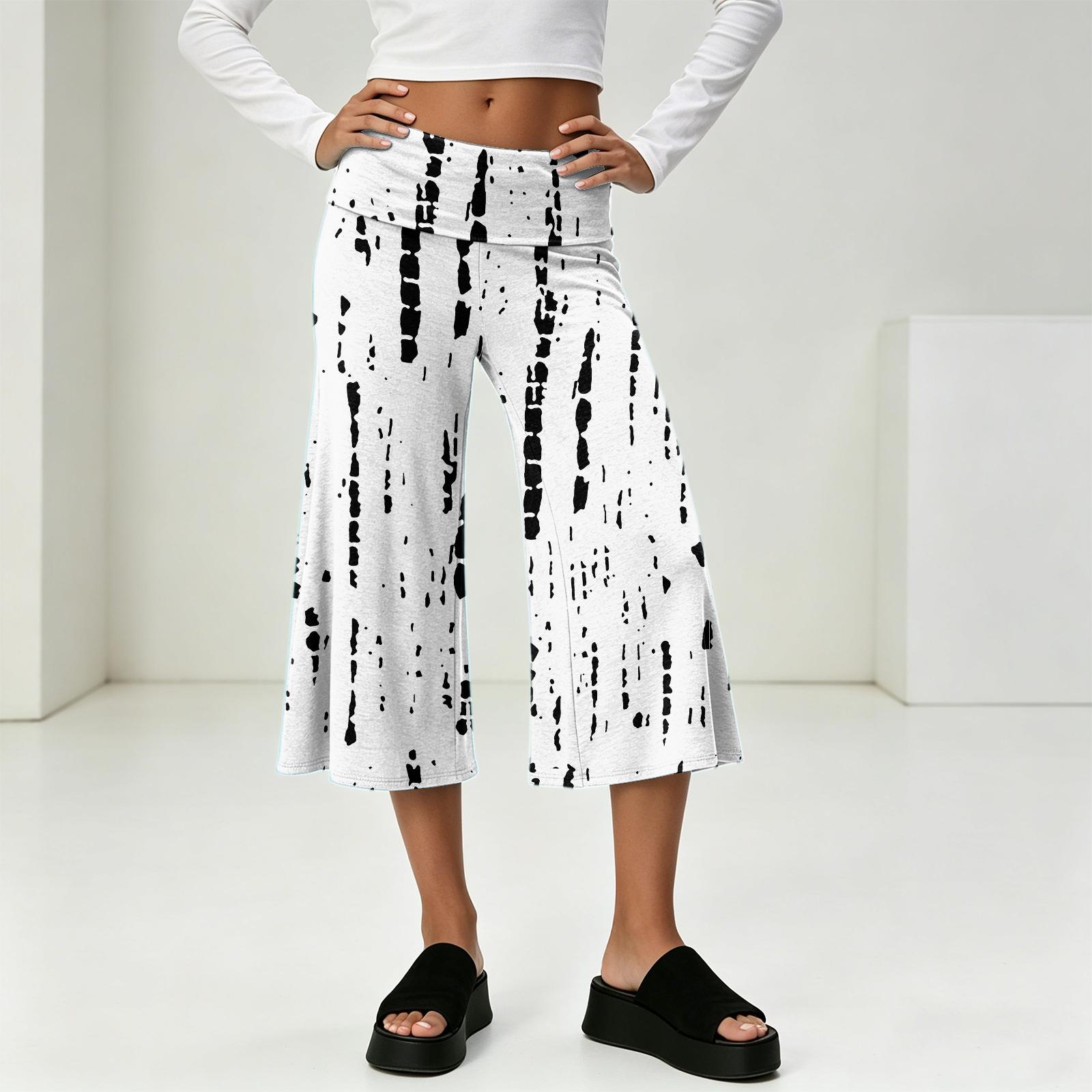 Fashionable Women s Summer Leisure Vacation High Waist Wide Leg Cropped Pants XL білий
Fashionable Women s Summer Leisure Vacation High Waist Wide Leg Cropped Pants XL білий