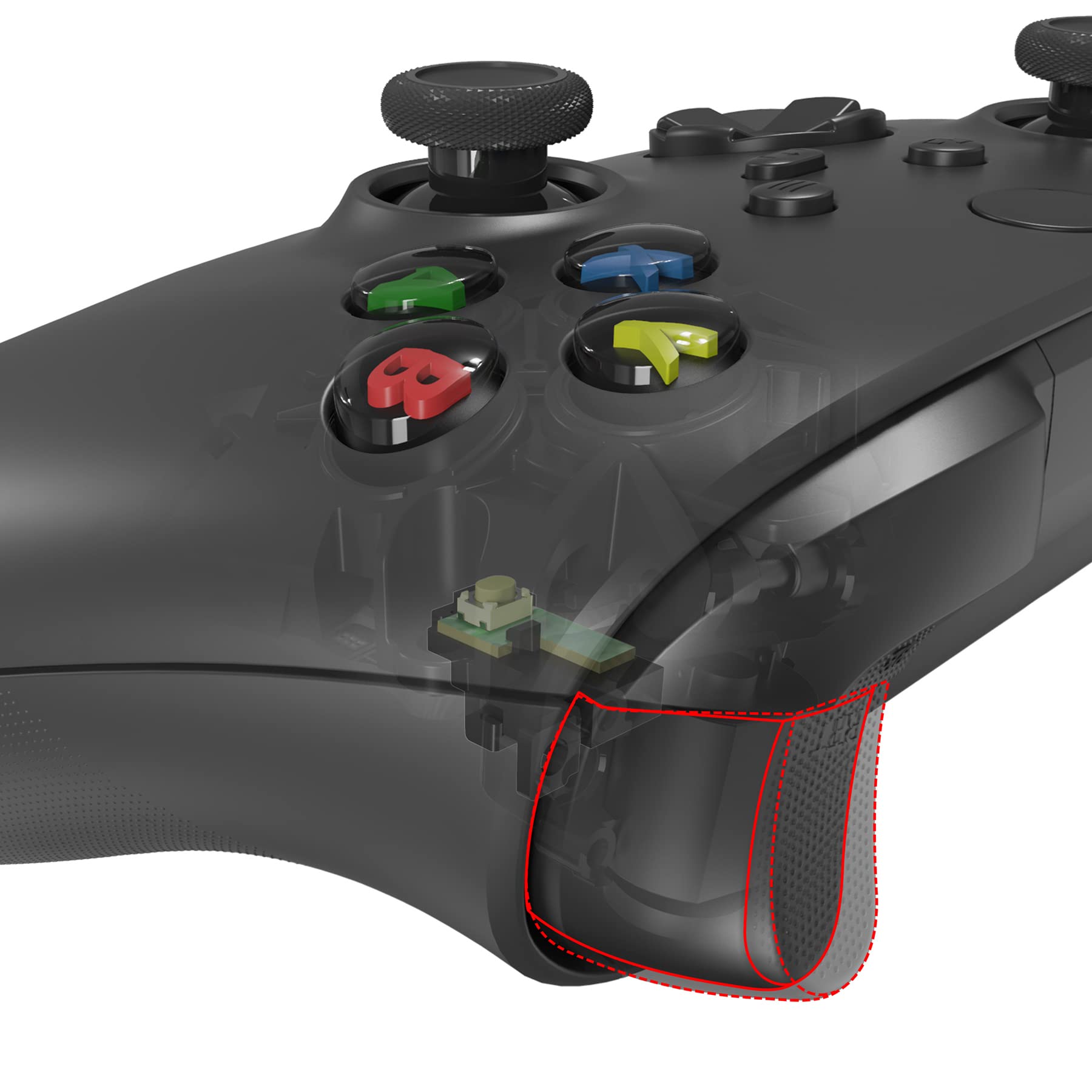 eXtremeRate Clicky Hair Trigger for Compatible with Xbox Series Controller LT RT Custom Flash Shot Stop Flex Cable for Compatible with Xbox Series
eXtremeRate Clicky Hair Trigger for Compatible with Xbox Series Controller LT RT Custom Flash Shot Stop Flex Cable for Compatible with Xbox Series