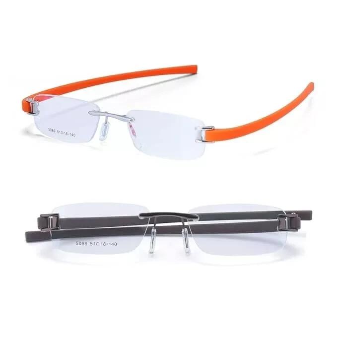 RSINC Combo Rimless Frame eyeglasses for unisex Silver Orange-Brown Brown Tag JL156426908175
RSINC Combo Rimless Frame eyeglasses for unisex Silver Orange-Brown Brown Tag JL156426908175
