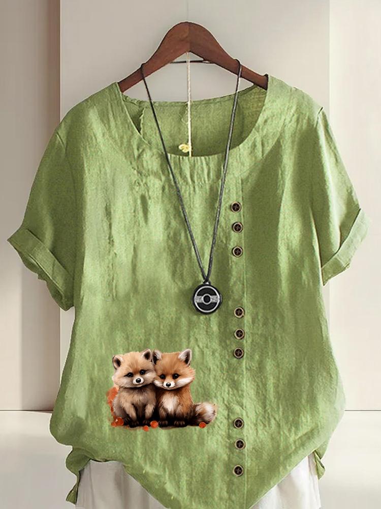 Women s Fashion Couple Bear Print Printing Shot Sleeve T-shirt Loose Cotton Shirt Casual Loose Summer Plus Size Blouse Tops 5XL зелений
Women s Fashion Couple Bear Print Printing Shot Sleeve T-shirt Loose Cotton Shirt Casual Loose Summer Plus Size Blouse Tops 5XL зелений