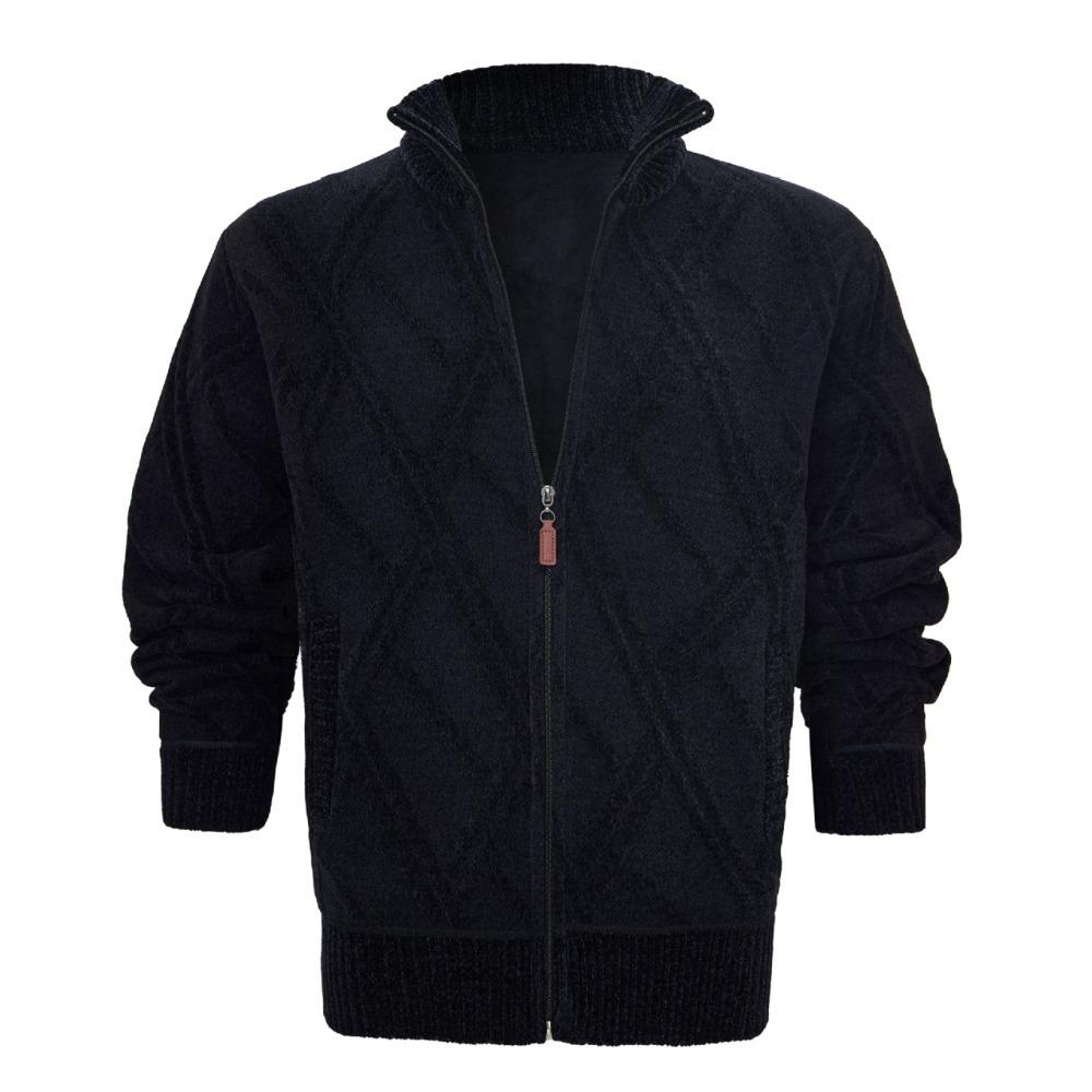 Autumn and Winter New Jersey Men s Casual Sports Coat Solid Color Stand Collar Sweater Fleece and Thickened Warm Zipper Knit Cardigan XXXL чёрный
Autumn and Winter New Jersey Men s Casual Sports Coat Solid Color Stand Collar Sweater Fleece and Thickened Warm Zipper Knit Cardigan XXXL чёрный