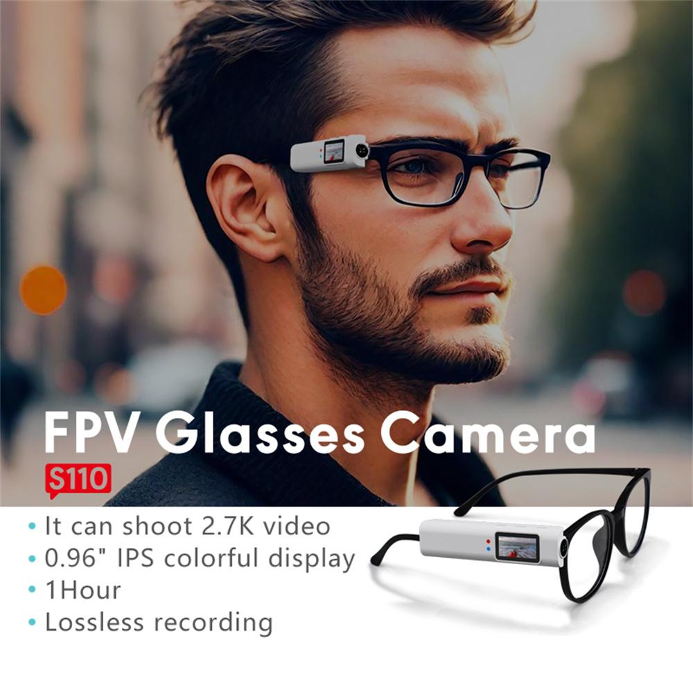 S110 First-Person View Glasses Camera IPS Display WIFI APP Control 2.7K Ultra HD Video Recorder Black
S110 First-Person View Glasses Camera IPS Display WIFI APP Control 2.7K Ultra HD Video Recorder Black