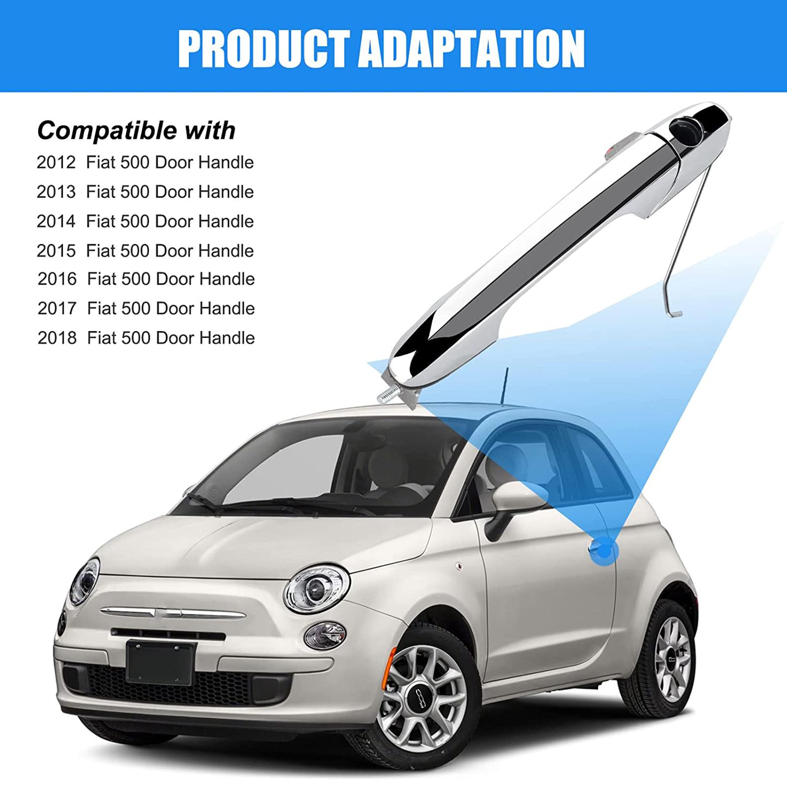 Waterproof Front Exterior Door Handle Cap Left Right Compatible for 500 68069943AB 68069943AC Outside Door Handle Cover
Waterproof Front Exterior Door Handle Cap Left Right Compatible for 500 68069943AB 68069943AC Outside Door Handle Cover