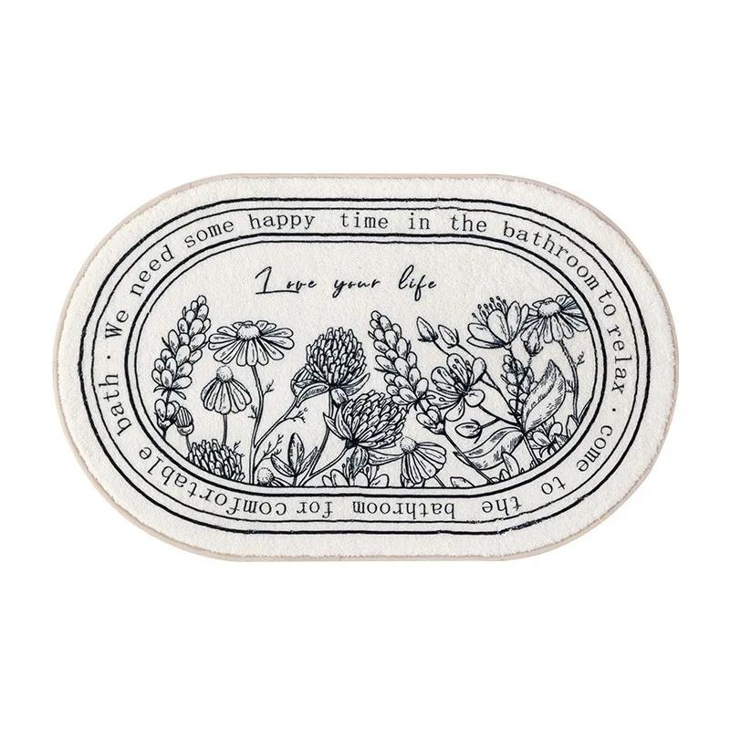 Ins Style Door Mat Bathroom Non-Slip Absorbable Soft Foot Mat Bedroom Comfortable Door Mat Home Decoration 40x60cm 16x24inch
Ins Style Door Mat Bathroom Non-Slip Absorbable Soft Foot Mat Bedroom Comfortable Door Mat Home Decoration 40x60cm 16x24inch